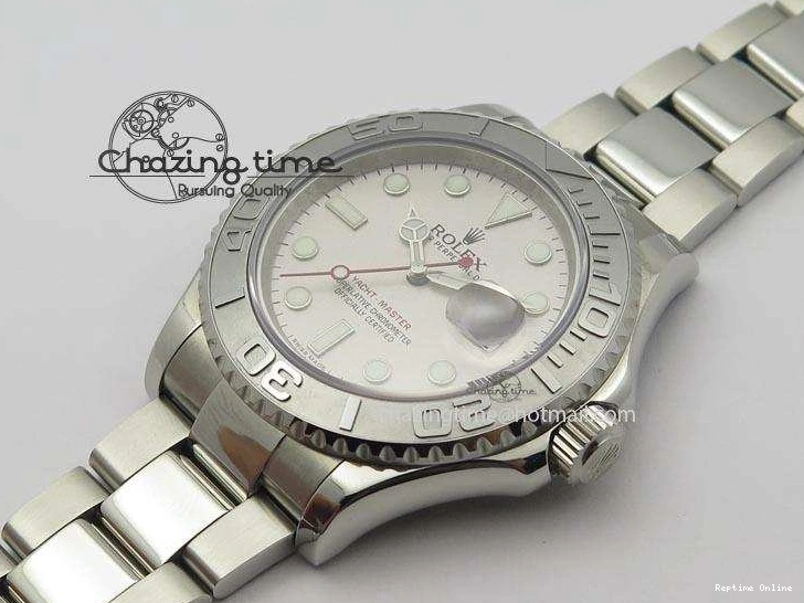 0901 Effortless Yacht-Master BP Maker 16622 Silver Dial On SS Bracelet A 3868